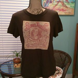 Lucky Brand dark brown Janis Joplin T Shirt